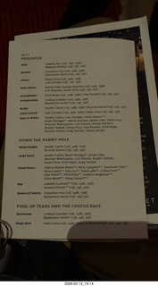 7 a2s. Ballet Arizona - Alice in Wonderland program