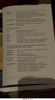 8 a2s. Ballet Arizona - Alice in Wonderland program