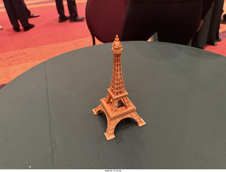 80 a2s. Ballet Arizona - Alice in Wonderland - after the show - silly eiffel tower model on table