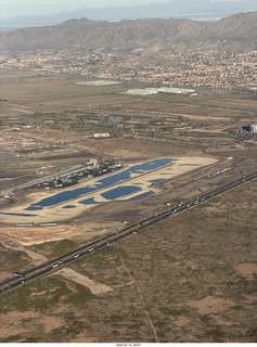 3 a2s. aerial - Firebird Lake with a lot of water missing