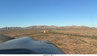 21 a2s. aerial -  Motown airstrip (5AZ6) landing