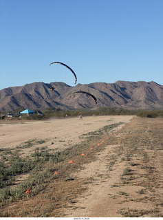 24 a2s. Motown airstrip (5AZ6) - Arizona Flying Circus - powered paragliders (PPGs)