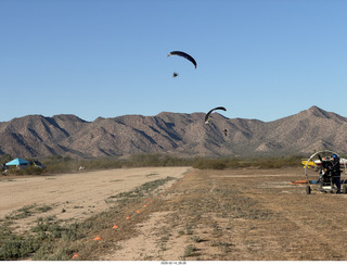 27 a2s. Motown airstrip (5AZ6) - Arizona Flying Circus - powered paragliders (PPGs)