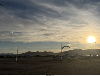163 a2s. Arizona Flying Circus - PPGs - sunset