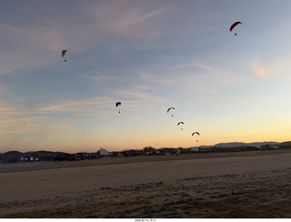 206 a2s. Arizona Flying Circus - PPGs - sunset