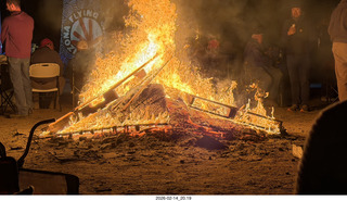 247 a2s. Arizona Flying Circus - night - fire