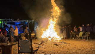 254 a2s. Arizona Flying Circus - night - fire