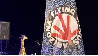 265 a2s. Arizona Flying Circus - night - AFC sign