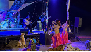 279 a2s. Arizona Flying Circus - night - dancing girls - Traveler band