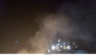 310 a2s. Arizona Flying Circus - night - fire smoke