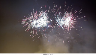 317 a2s. Arizona Flying Circus - night - fireworks