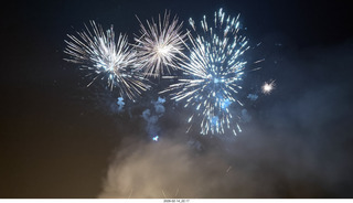 320 a2s. Arizona Flying Circus - night - fireworks