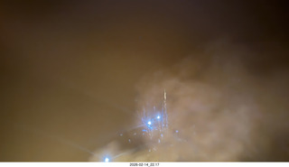 323 a2s. Arizona Flying Circus - night - fireworks smoke