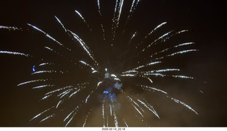 327 a2s. Arizona Flying Circus - night - fireworks