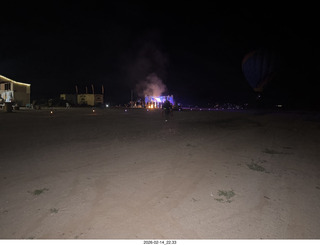 331 a2s. Arizona Flying Circus - night - fire from a distance