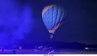 338 a2s. Arizona Flying Circus - night - balloon