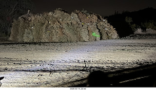345 a2s. Arizona Flying Circus - night - Christmas trees under attack