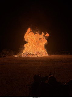 375 a2s. Arizona Flying Circus - night - Christmas trees on fire