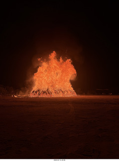 376 a2s. Arizona Flying Circus - night - Christmas trees on fire