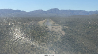aerial - Salt River to grapevine - bridge over dam