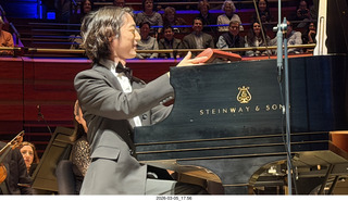 Kimmel Center - Marian Anderson Hall - Philadelphia Orchestra - pianist encore showing Melodia instrument