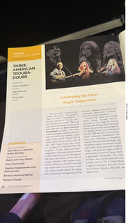 Arizona Musicfest - Three American Troubadours - program