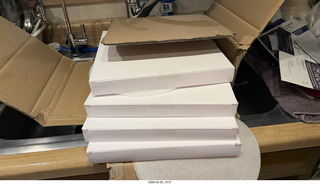 box of ReVox Horch House master-dub tapes