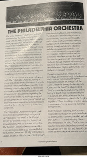 Philadelphia - Kimmel Center - Philadelphia Orchestrsa - Copeland Symphony No. 3 program