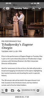 46 a2v. New York City - Metropolitan Opera - Eugene Onegin on Instagram