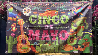 129 a2v. New York City - Cinco de Mayo sign