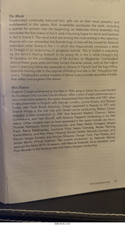 134 a2v. New York City - Lincoln Center - Metropolitan Opera - Eugene Onegin program