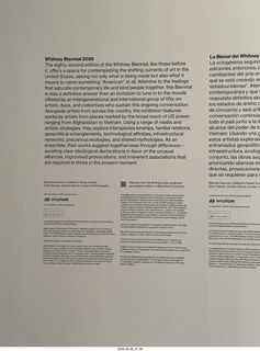 9 a2v. New York City - Whitney Museum brochure
