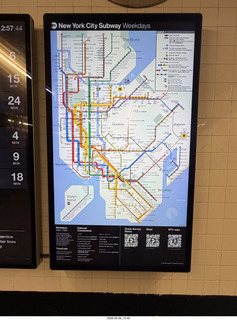 126 a2v. New York City - subway map