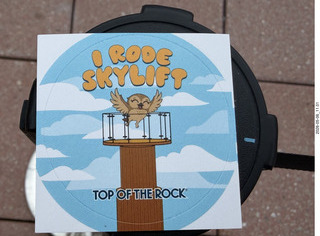 193 a2v. New York City - Top of the Rock  sticker