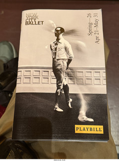 223 a2v. New York City Ballet - program