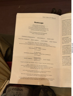 227 a2v. New York City Ballet - program