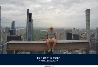 398 a2v. New York City - Top of the Rock - beam + Adam pictures