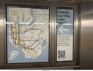 10 a2v. New York City - subway station map