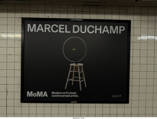175 a2v. New York City - MOMA subway ad