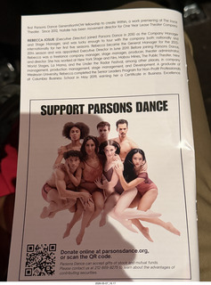 3 a2v. New York Cithy - Joyce Theater - Dave Parsons dance program