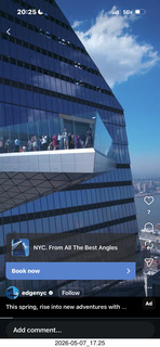 293 a2v. Facebook picture of NYC Edge