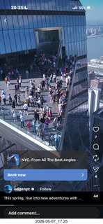 296 a2v. Facebook picture of NYC Edge