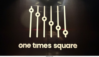 10 a2v. New York City - One Times Square sign