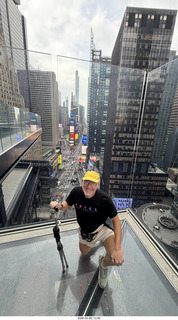 23 a2v. New York City - One Times Square glass floor + Adam