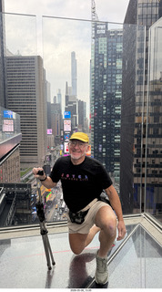 26 a2v. New York City - One Times Square glass floor + Adam