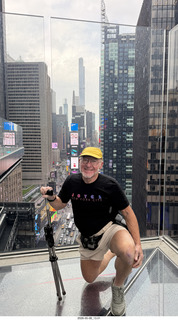 29 a2v. New York City - One Times Square glass floor + Adam