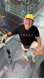 30 a2v. New York City - One Times Square glass floor + Adam