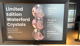 32 a2v. New York City - One Times Square - Crystals for sale