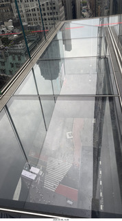 63 a2v. New York City - One Times Square glass floor