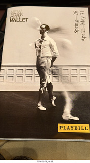 98 a2v. New York City Ballet program
